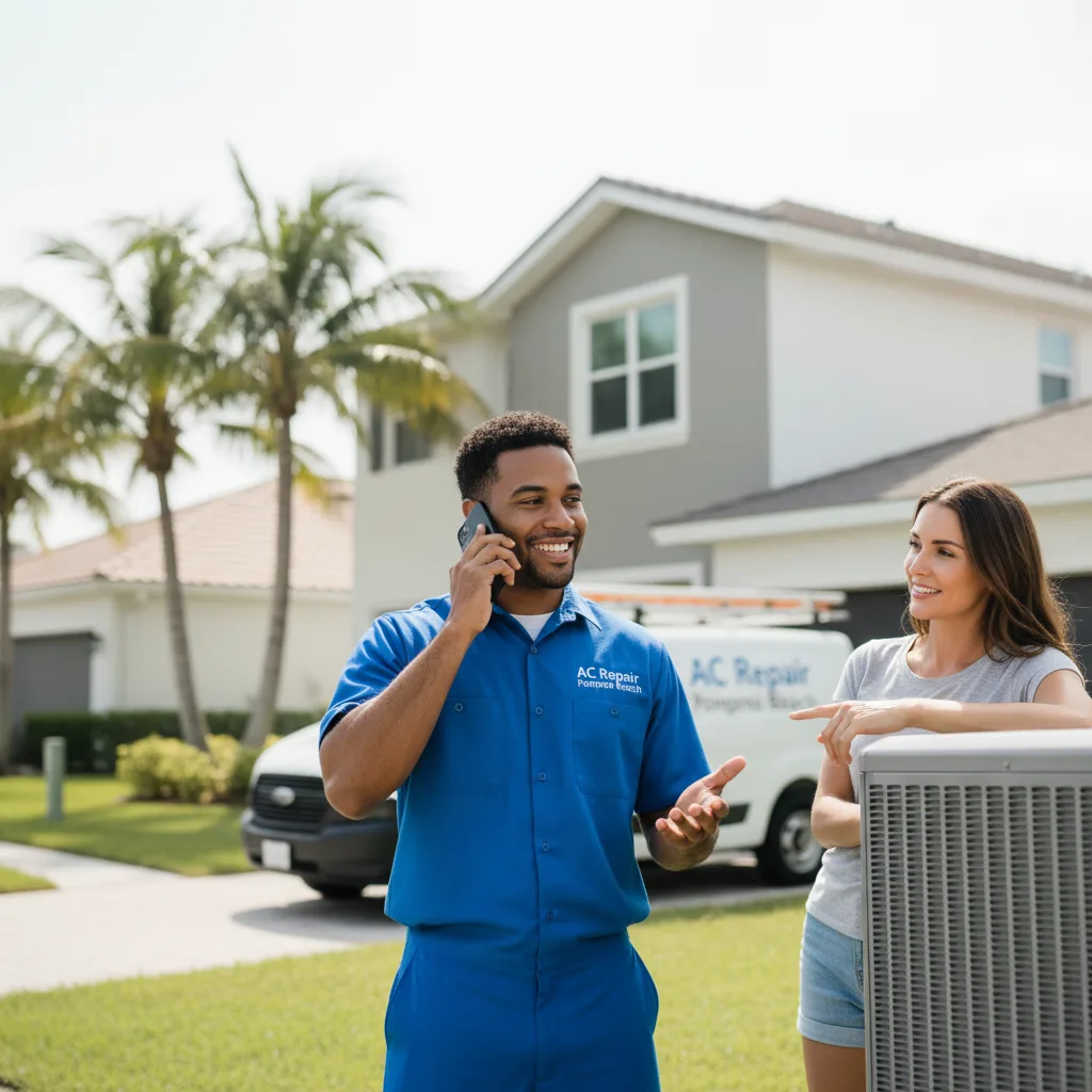 AC Repair Pompano Beach customer support in Bellport